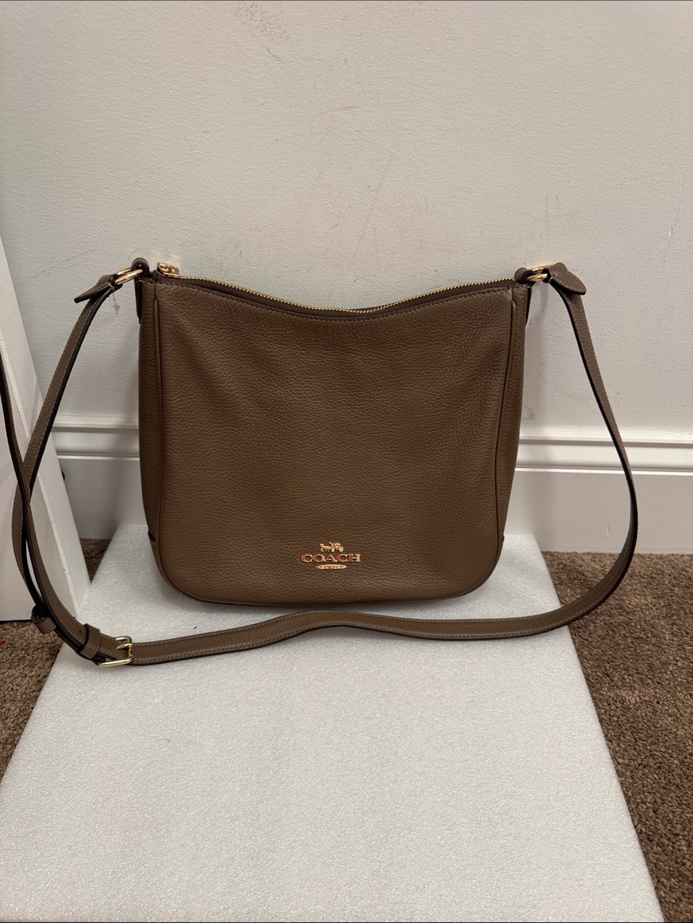 Coach Ellie file crosssbody bag purse in brown